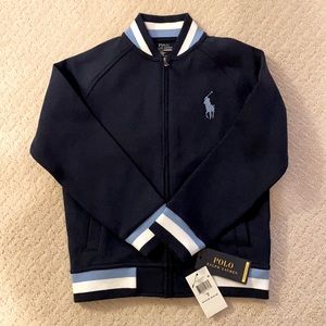 SALE 🇺🇸 Polo Boys Zip Up sweatshirt-navy